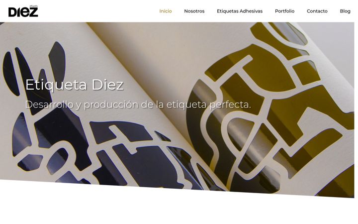 Skjermbilde av etiquetadiez.es