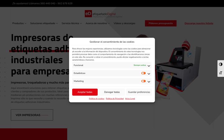 Screenshot of etiquetadodigital.com