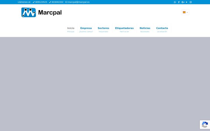 Skjermbilde av etiquetadorasmarcpal.es