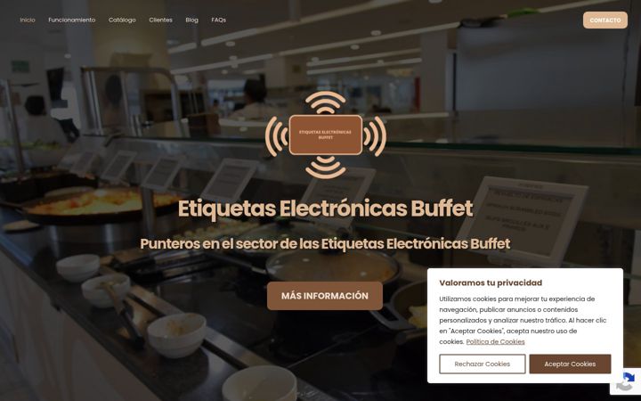 Screenshot of etiquetasparabuffet.es
