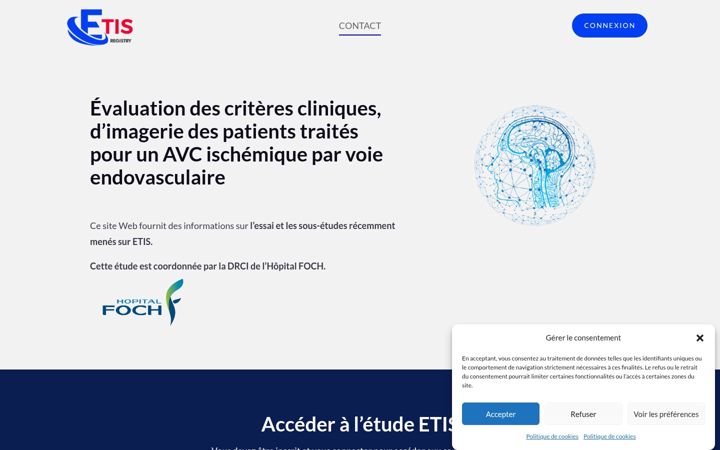 Screenshot of etis-france.org