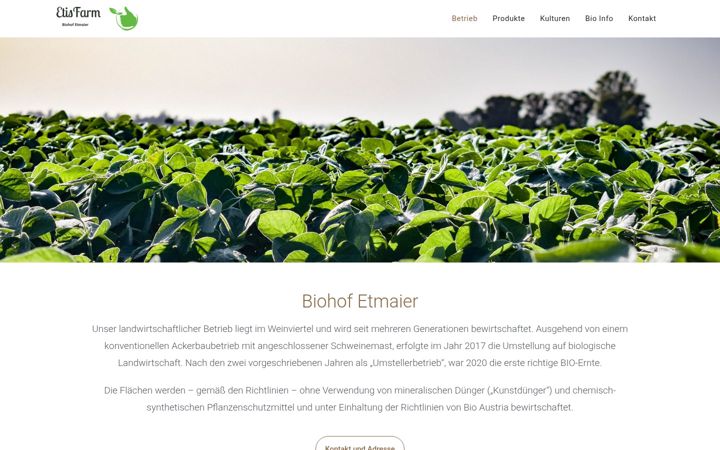 Ekraanipilt saidist etisfarm.at