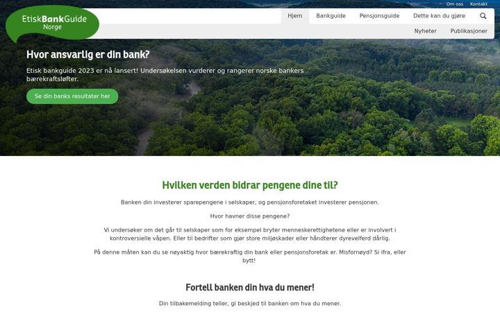 Screenshot of etiskbankguide.no