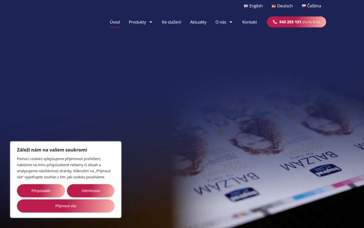 Screenshot di etix.eu
