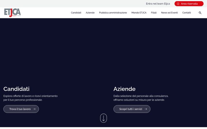 Screenshot of etjca.it