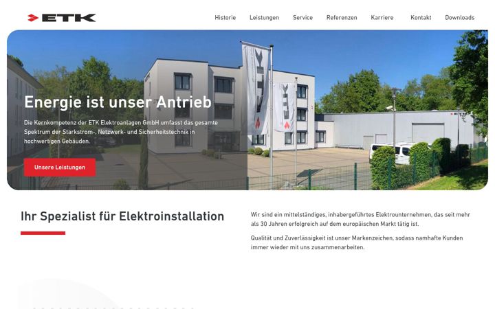 Screenshot of etk-gmbh.de