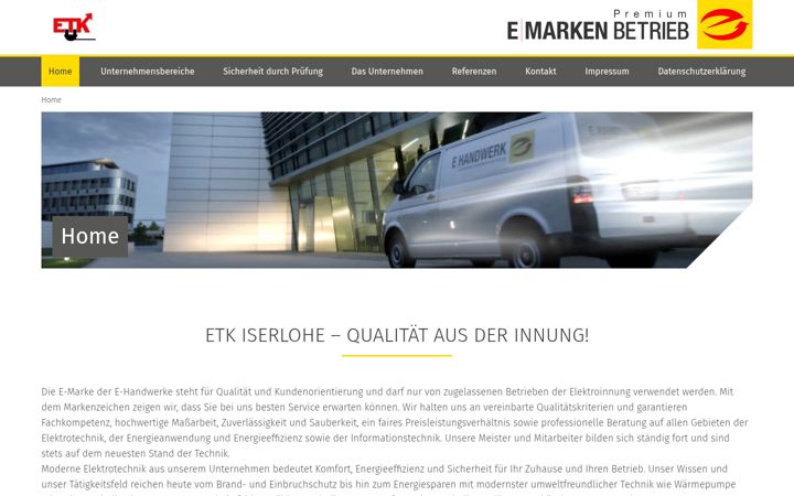 Screenshot of etk-iserlohe.de