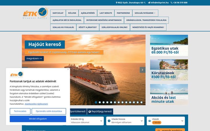 Skærmbillede af etkprint.hu