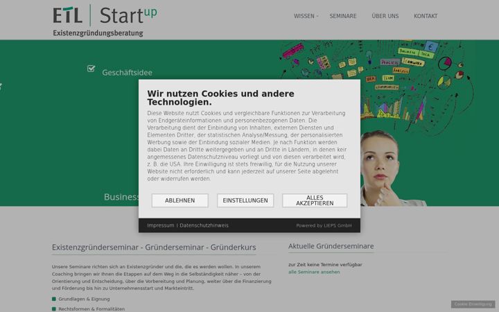 Screenshot of etl-startup.de