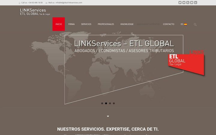 Screenshot of etlglobal-linkservices.com
