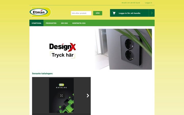 Screenshot of etman.se