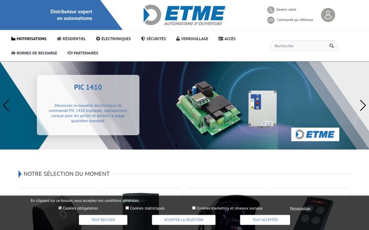 Screenshot of etme.com