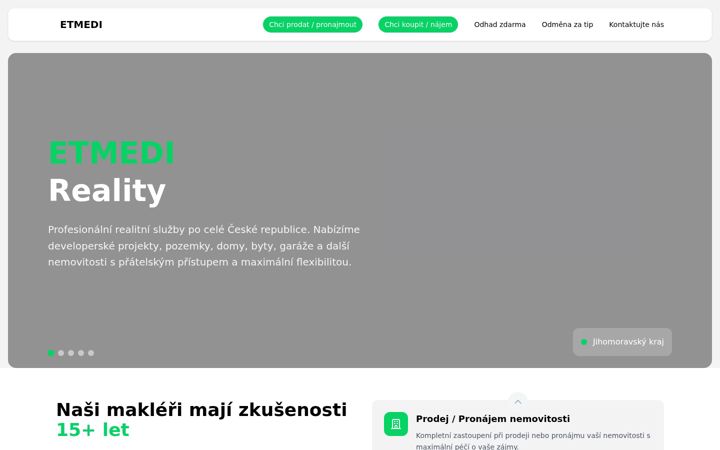 Snímek obrazovky etmedi.cz