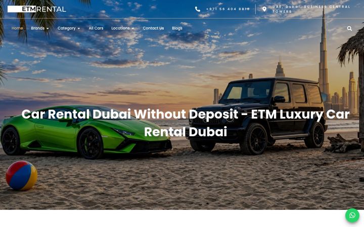 Screenshot of etmrental.com
