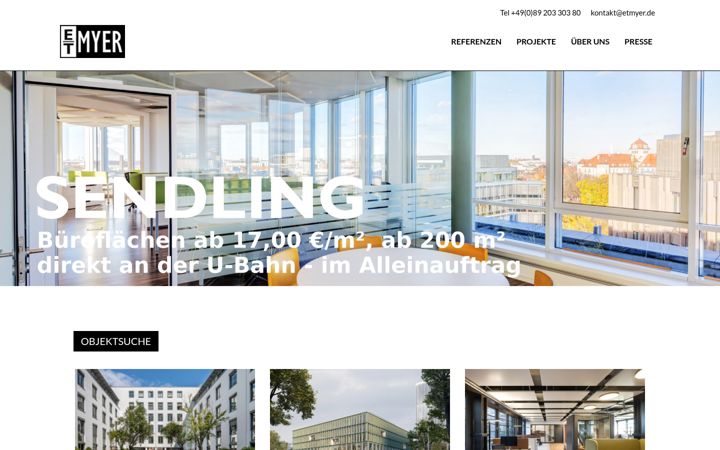 Screenshot of etmyer.de
