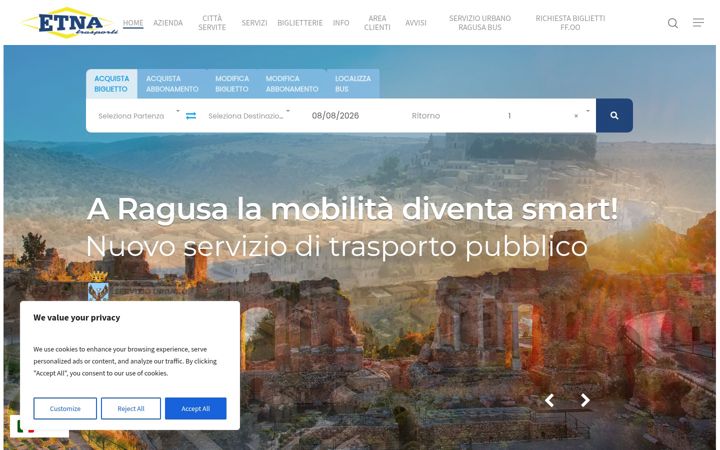 Screenshot of etnatrasporti.it