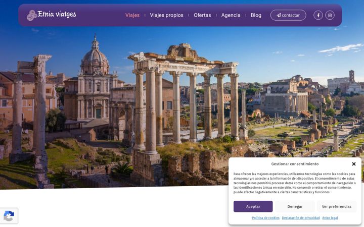 Screenshot of etniaviatges.com