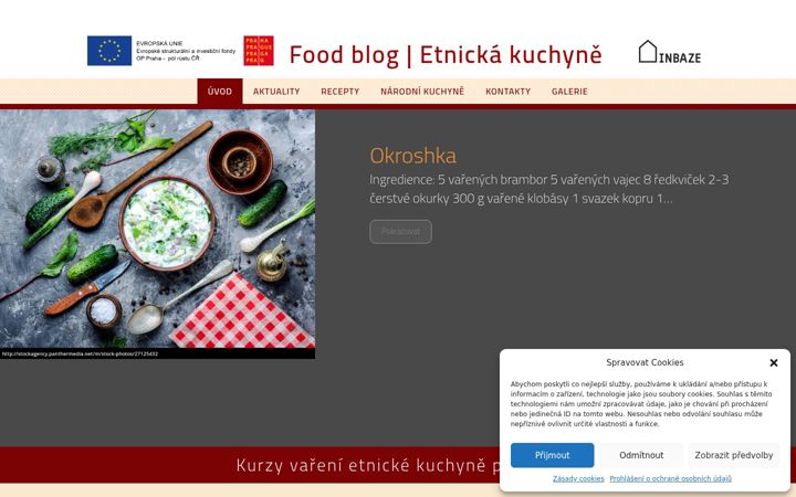 Snímek obrazovky etnickakuchyne.cz
