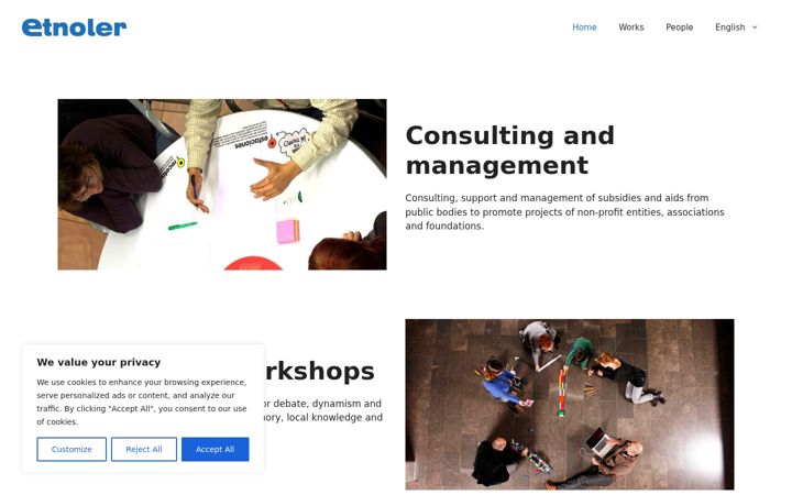Screenshot of etnoler.com