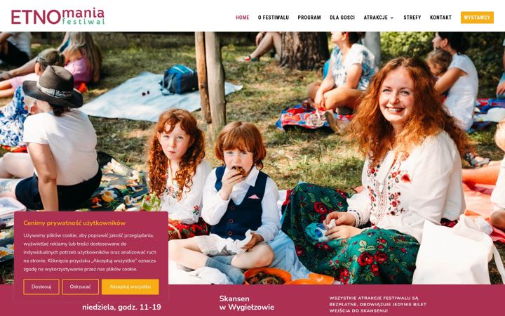 Screenshot of etnomania.pl