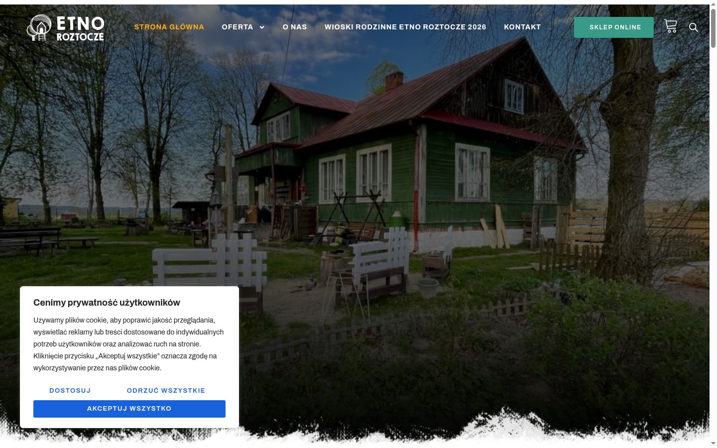 Screenshot des Einwilligungsbanners vor jeglicher Interaktion
