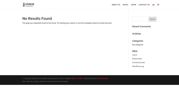 Screenshot of etnosensemble.com