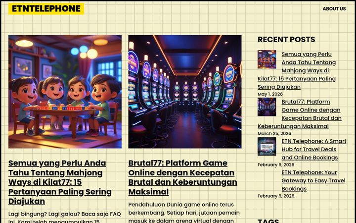 Screenshot of etntelephone.com