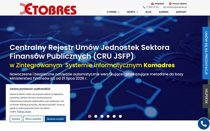 Snímek obrazovky etobres.pl