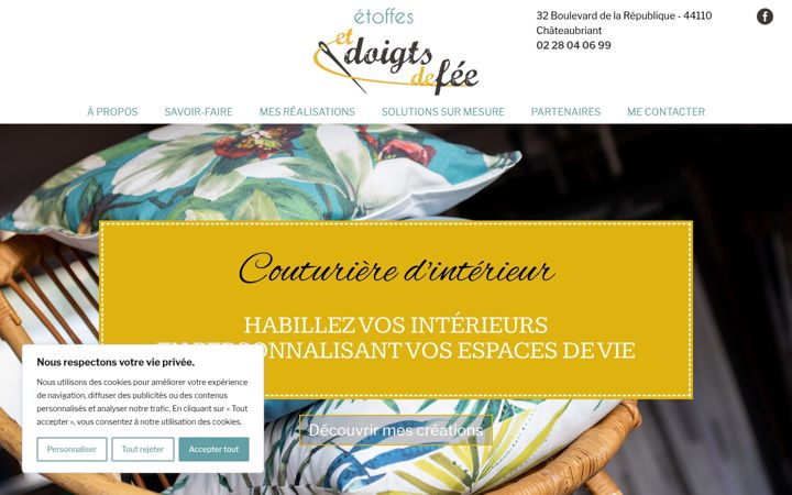 Screenshot stránky etoffes-et-doigts-de-fee.fr