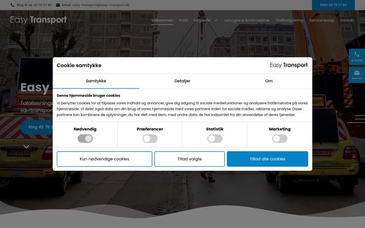 Screenshot von etogs.dk