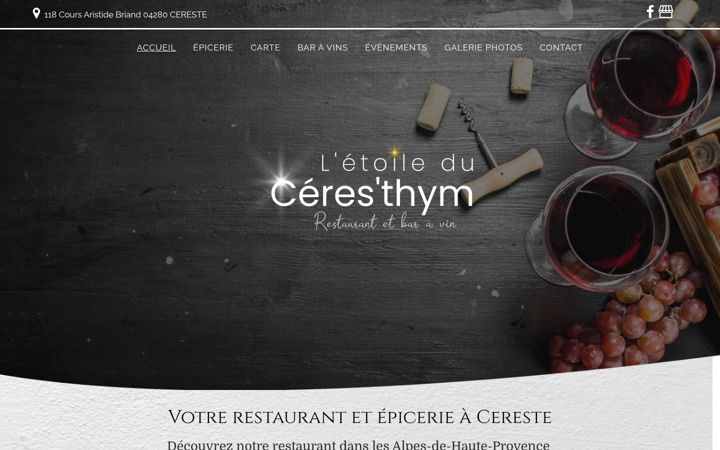 Screenshot of etoile-du-ceresthym.fr
