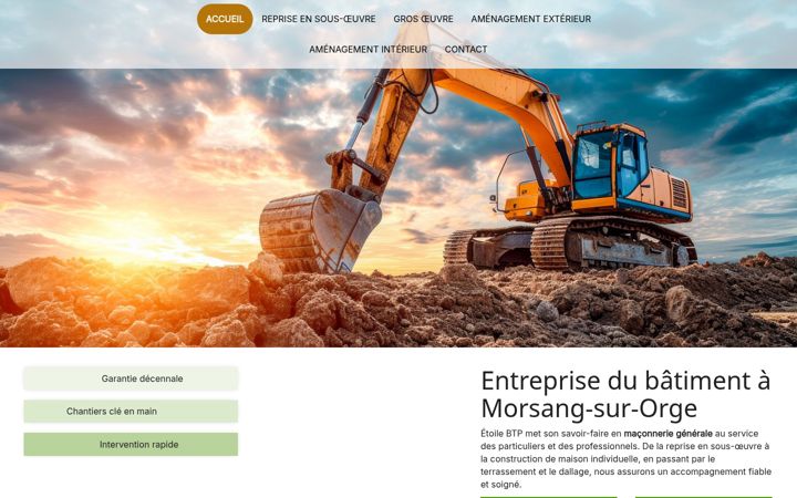 Screenshot of etoilebtp.fr