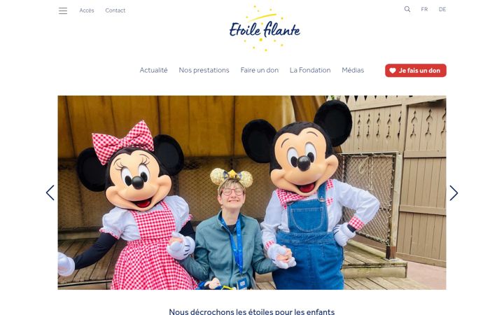 Екранна снимка на etoilefilante.ch