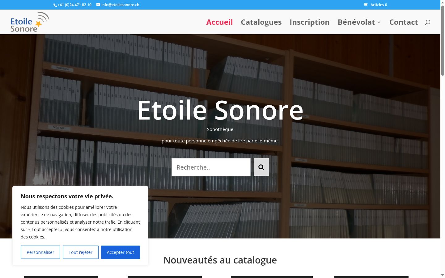 Screenshot tal-banner tal-kunsens muri qabel kwalunkwe interazzjoni