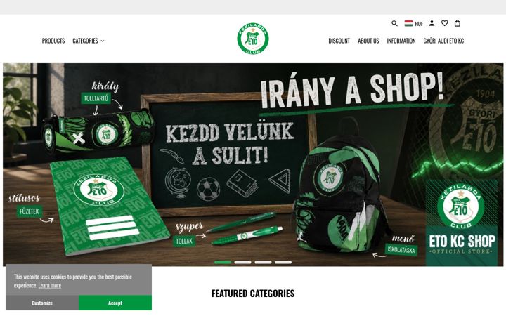 Kuvakaappaus sivustosta etokcshop.hu