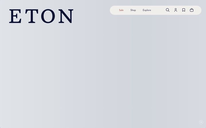 Screenshot of etonshirts.com