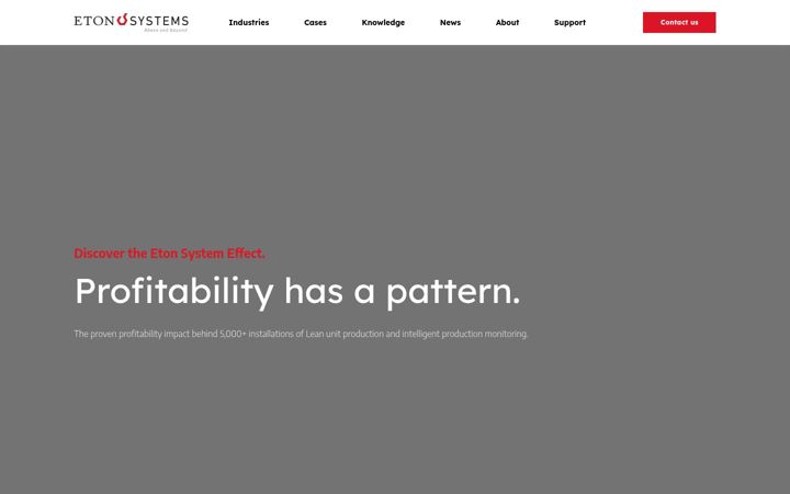 Screenshot of etonsystems.com