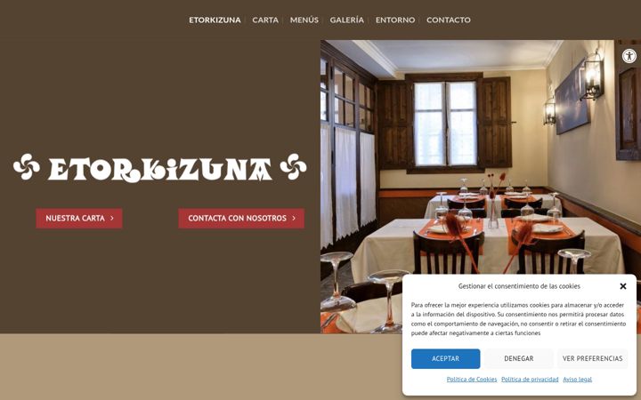 Screenshot of etorkizunajatetxea.com