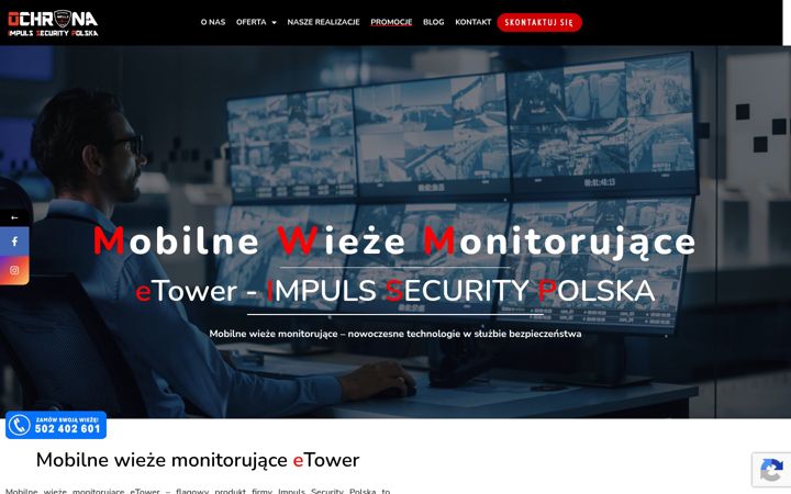 Screenshot of etower.pl