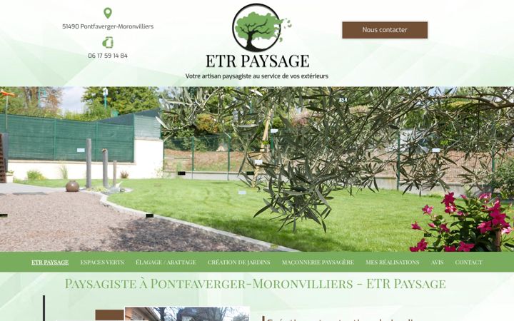 Ekrano kopija etr-paysage.fr