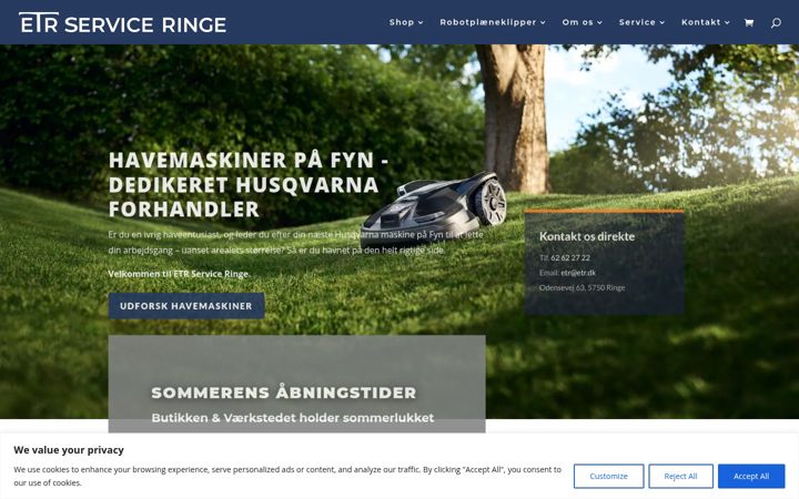 Screenshot von etr.dk