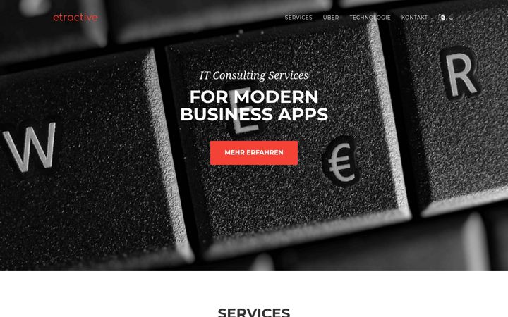 Screenshot of etractive.de