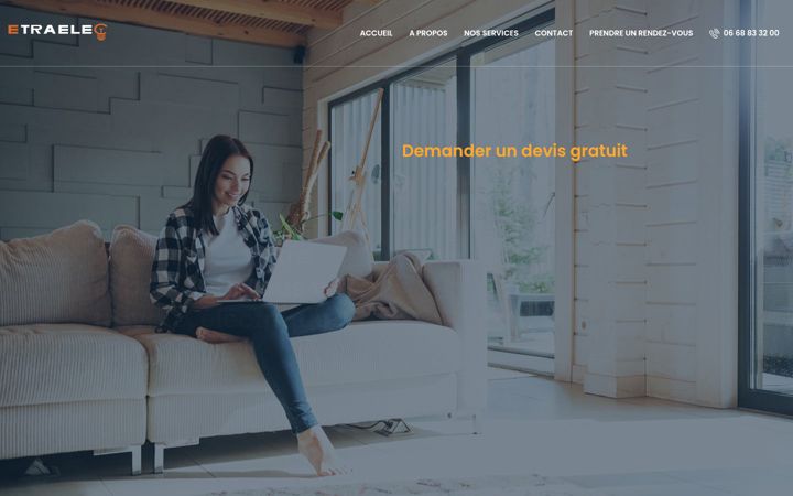 Screenshot of etraelec.com