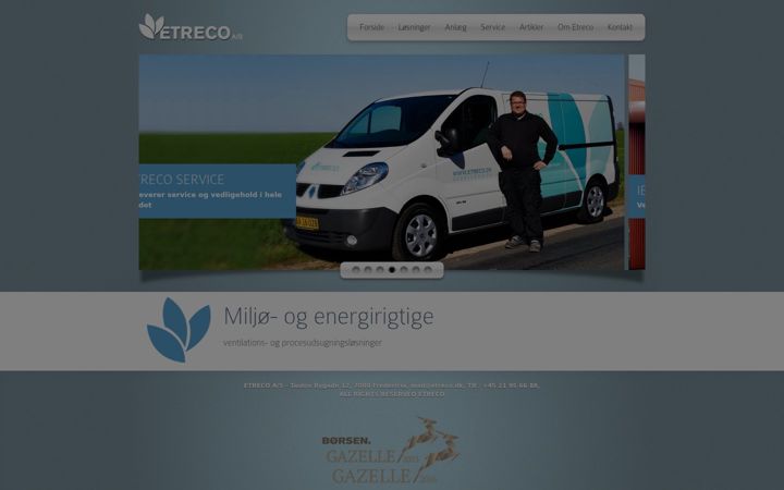 Ekrano kopija etreco.dk