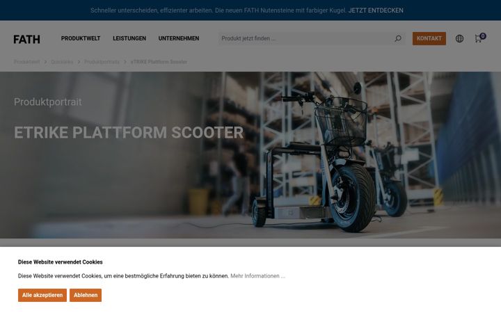 Screenshot of etrike-scooter.de
