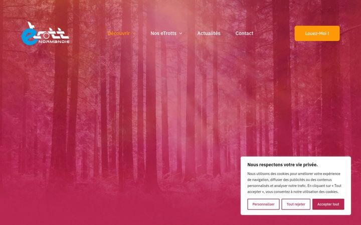 Screenshot of etrott-normandie.fr