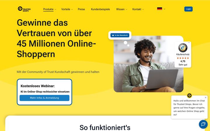 Ekrānuzņēmums no etrusted.com