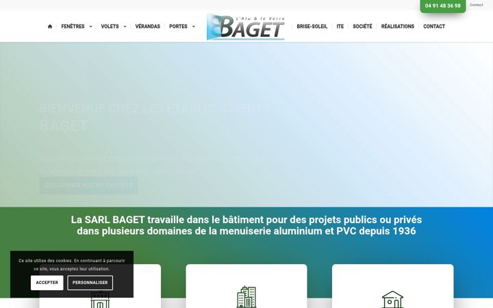 Screenshot of ets-baget.fr