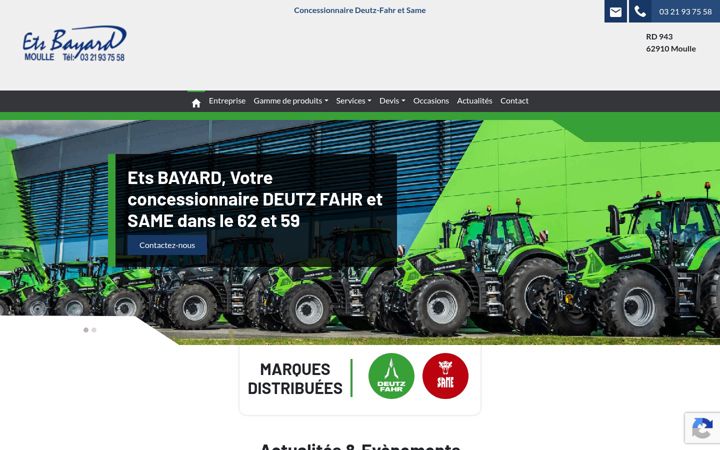 Screenshot of ets-bayard.fr