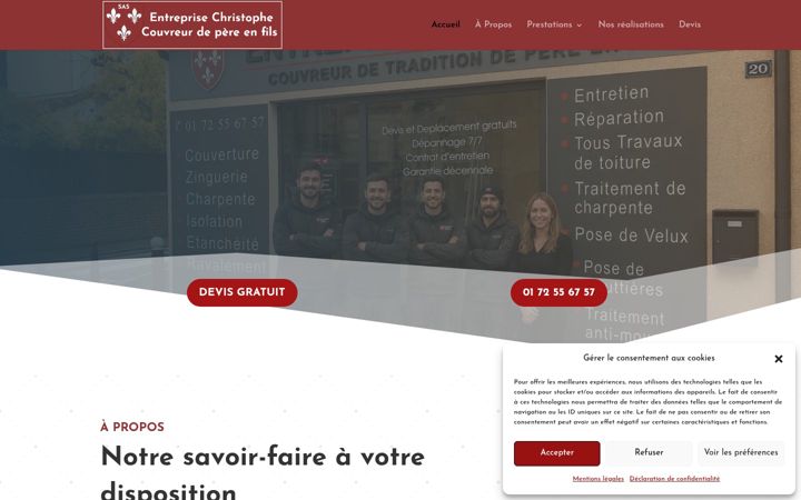 Snímek obrazovky ets-christophe-couverture.fr